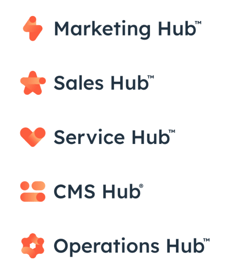 HubSpot Hubs Graphic