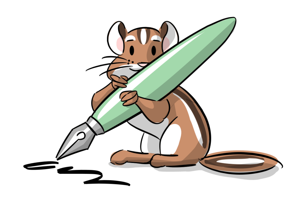 Intro CRM chipmunk mascot.