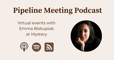 Preview of podcast interview with Emma Biskupiak at Mystery.