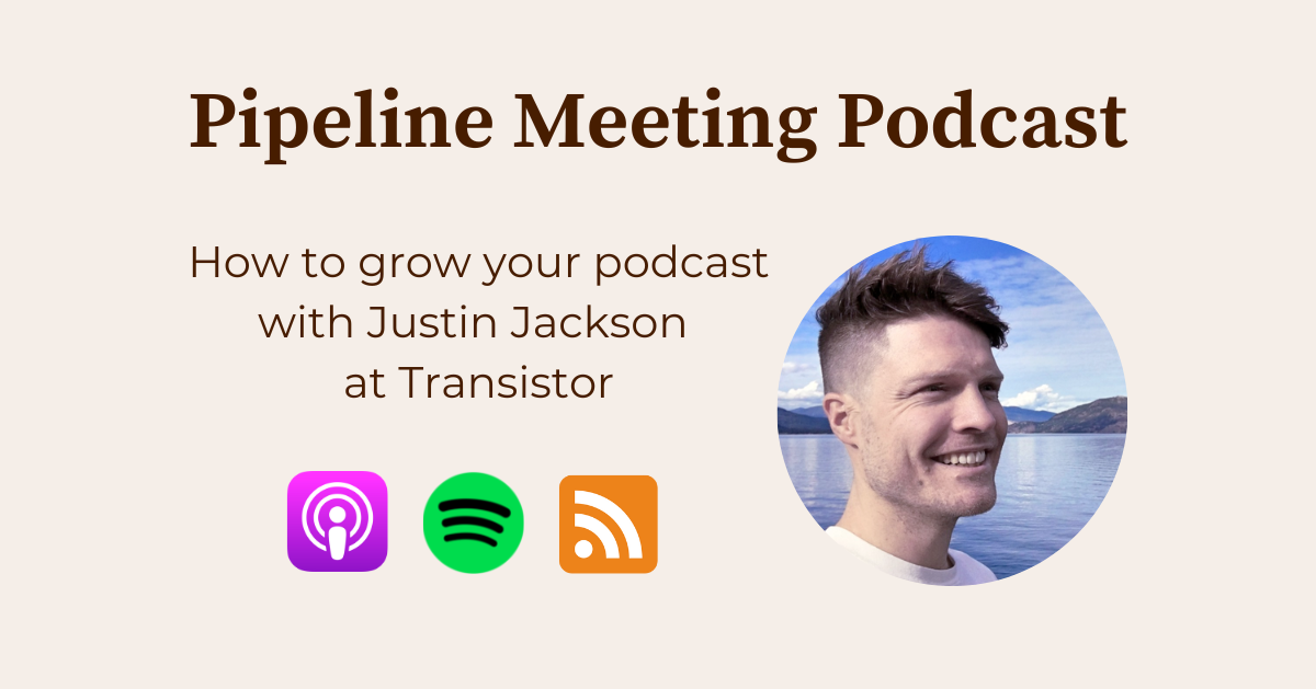 Preview of how to grow your podcast with Justin Jackson at Transistor