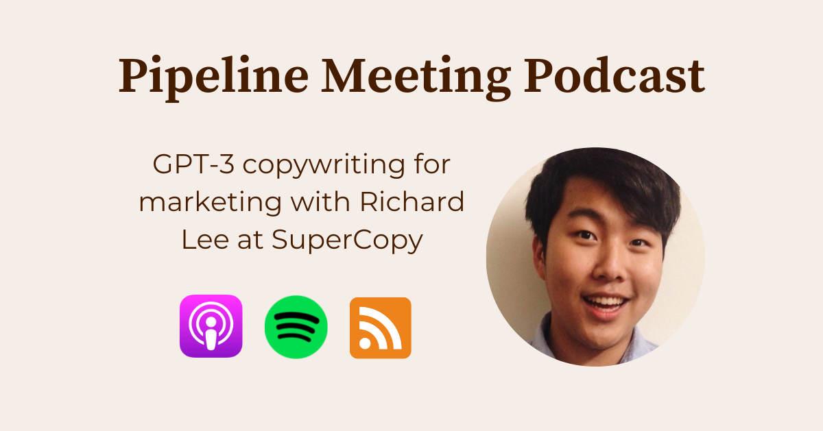 Preview of GPT-3 copywriting for marketing with Richard Lee at SuperCopy
