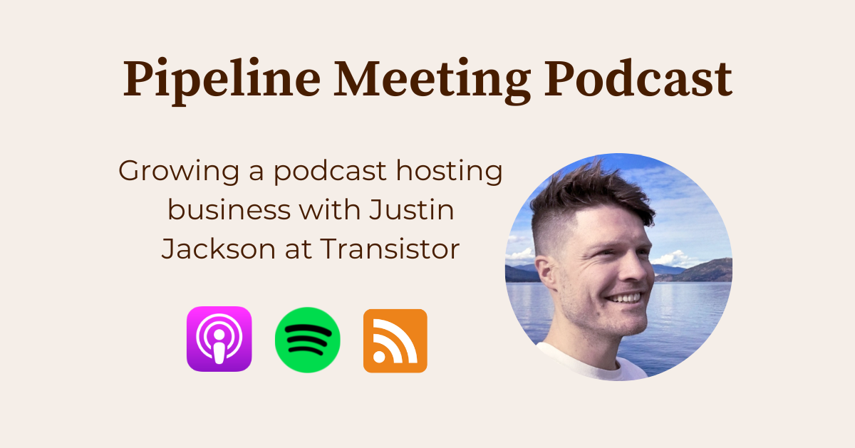 Preview of Growing a podcast hosting business with Justin Jackson at Transistor