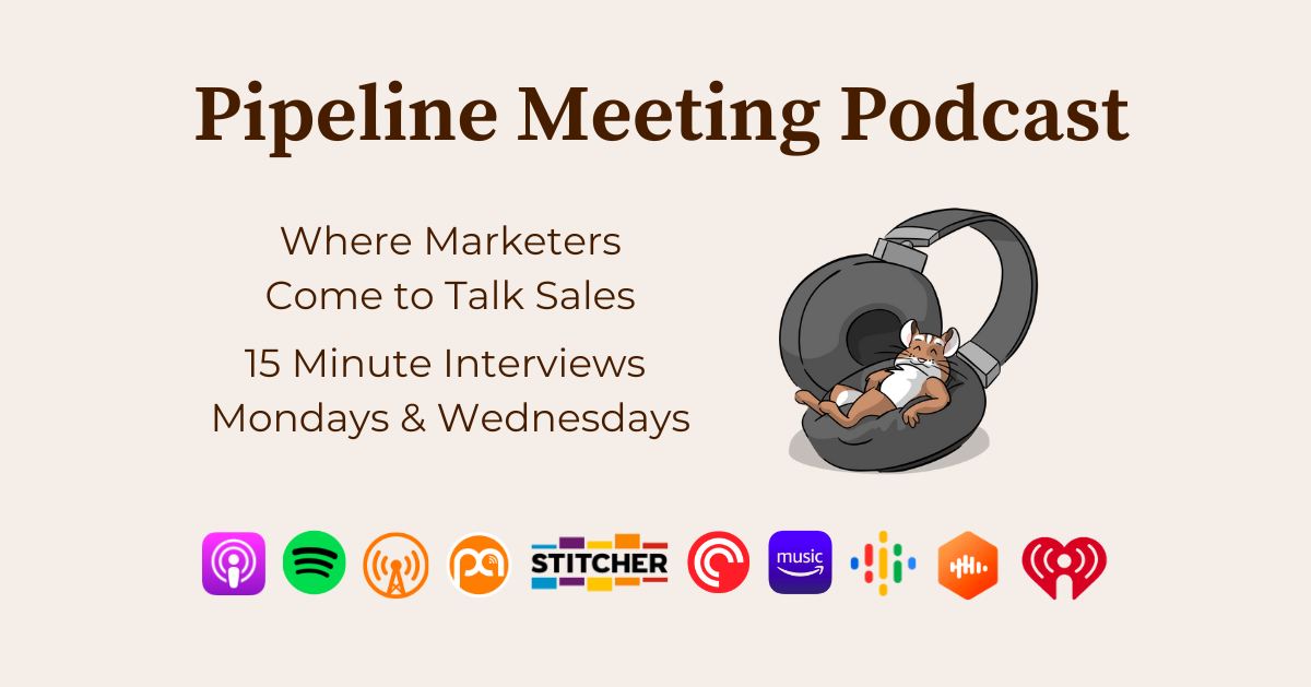 Preview of the Pipeline Meeting podcast showing all the supported podcast players.