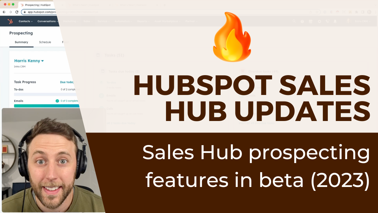 HubSpot sales hub updates: Sales Hub features in beta in 2023